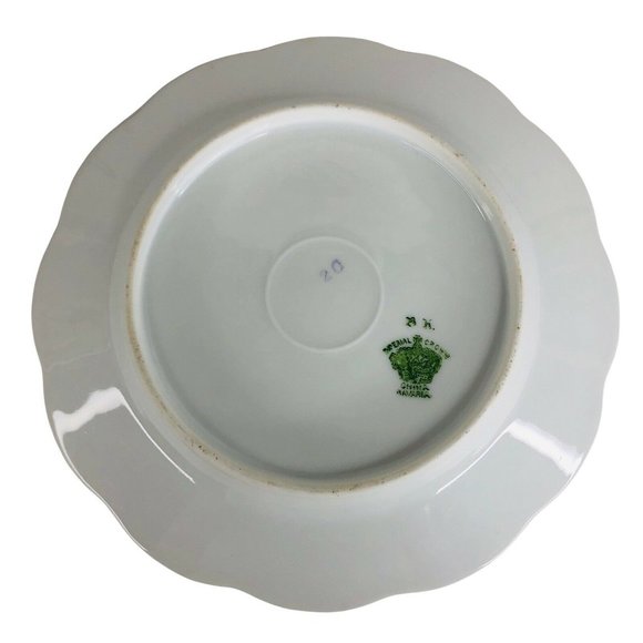 5 Crown Imperial Salad Plates Made Bavaria Germany Floral 7 3/4” CIM18 Porcelain - Picture 10 of 12